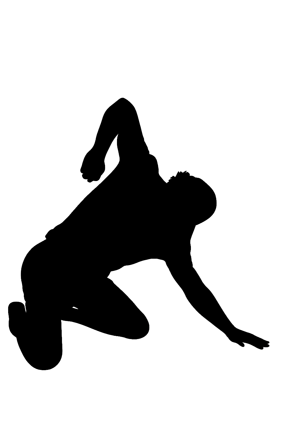 Dynamic movement silhouette